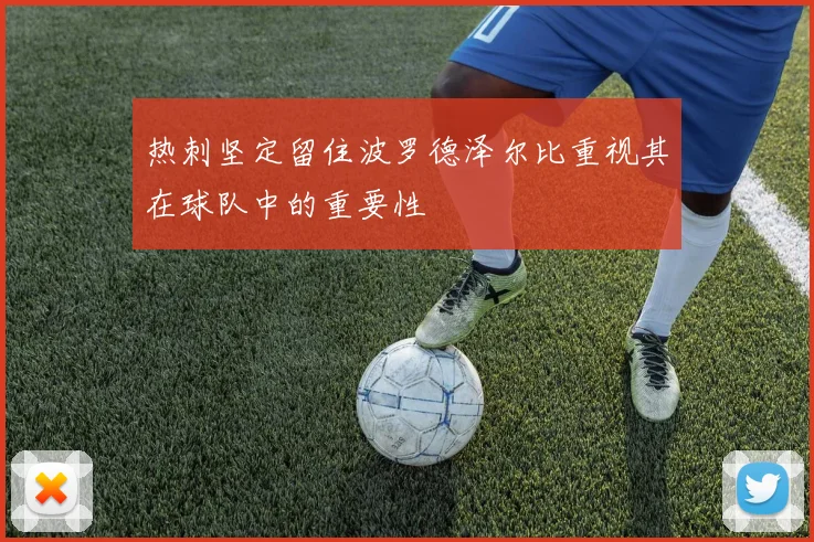 热刺坚定留住波罗德泽尔比重视其在球队中的重要性